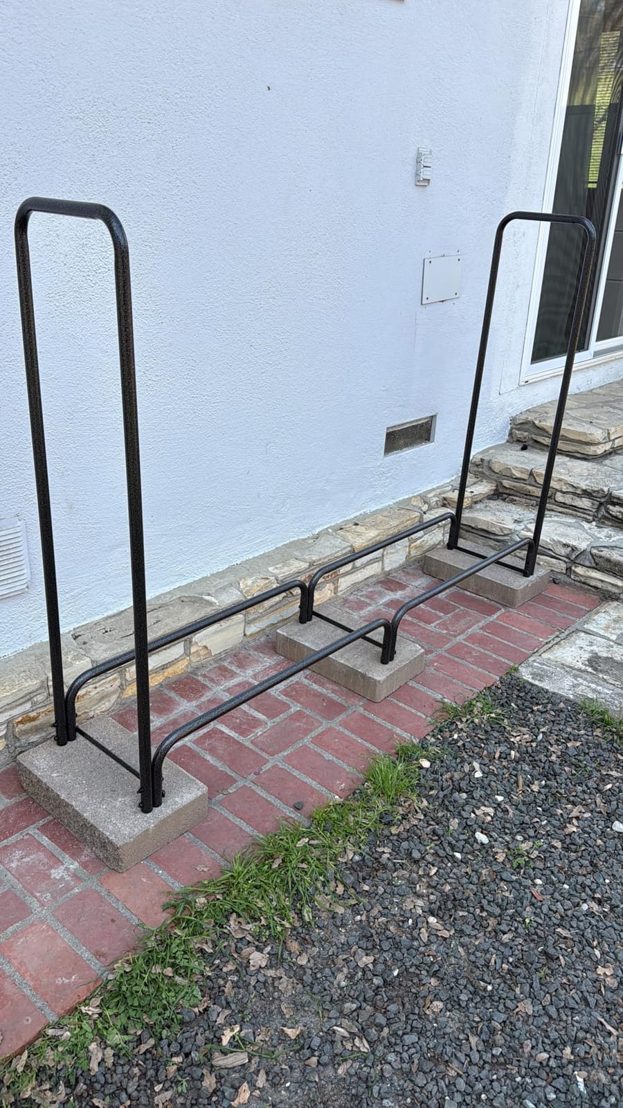 VIVOHOME 4 ft Heavy Duty Firewood Rack Outdoor with Cover, Black customer photo 1