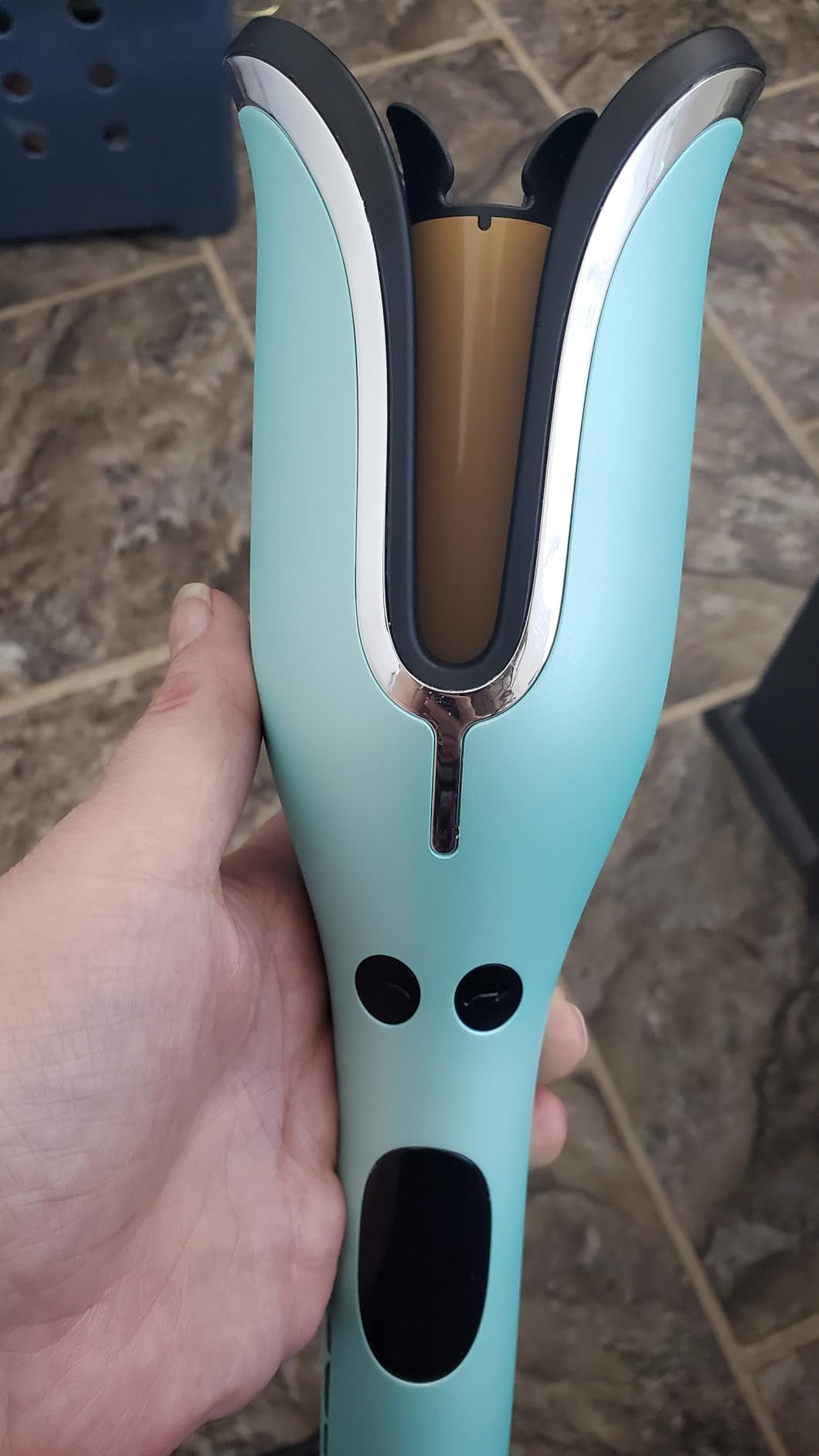 CHI Spin N Curl 1″ Ceramic Rotating Curling Iron, Rose Gold customer photo 2