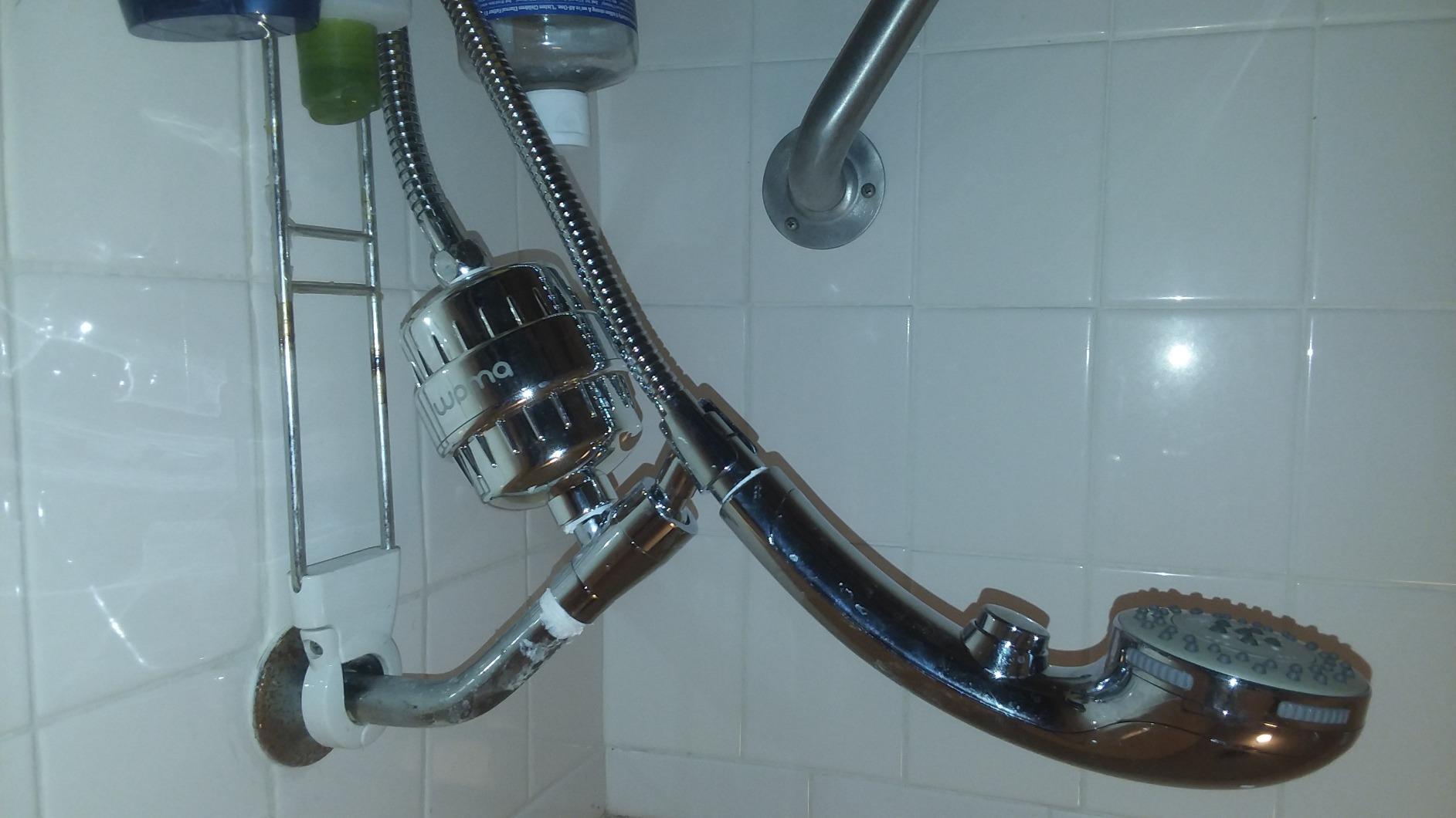 High Pressure Shower Head with Handheld Spray 6 Settings Chrome customer photo 2