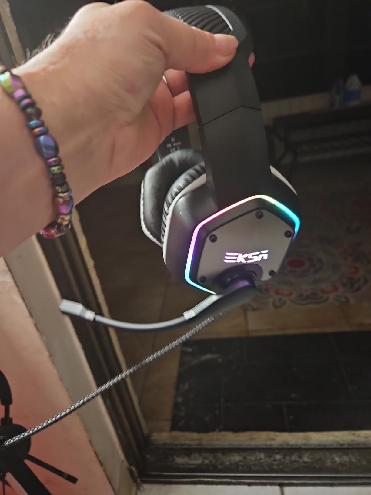 EKSA E1000 USB PC Gaming Headset with Mic, 7.1 Surround Sound customer photo 1