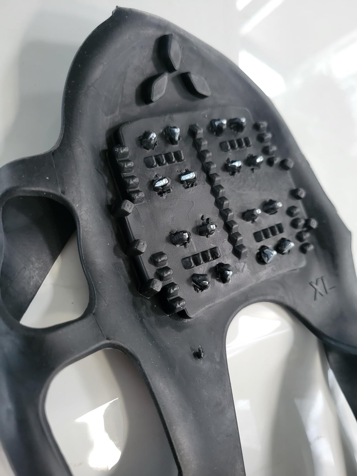 Ice Snow Traction Cleats Crampons Anti-Slip Snow Shoes Cleats Walking on Snow Ice Winter Walking Boots Cleats for Men Women customer photo 2