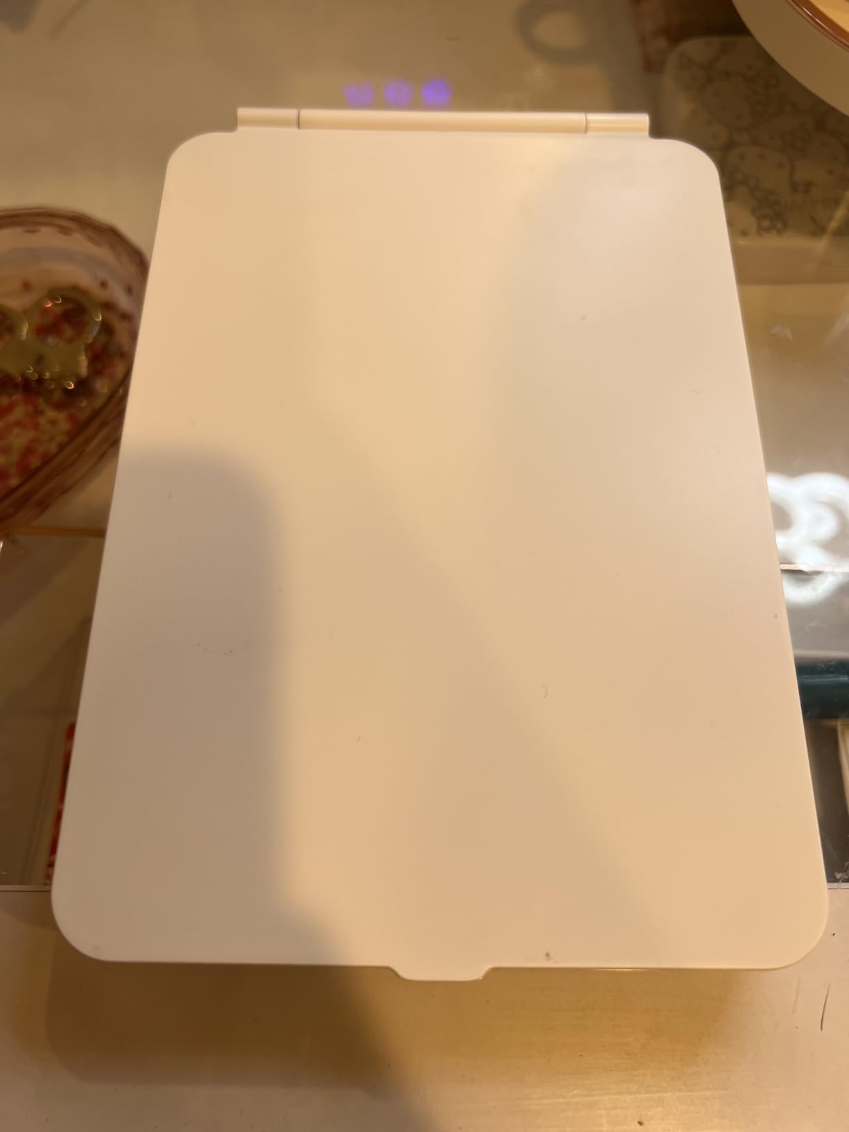 FUNTOUCH Rechargeable Travel Makeup Mirror with 72 Led Lights customer photo 2