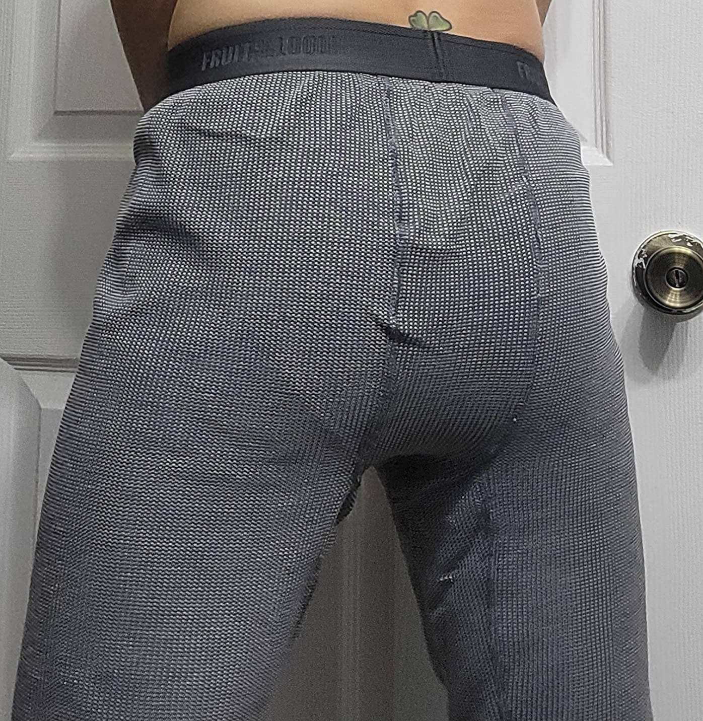 Fruit of The Loom Mens Premium Waffle Thermal Underwear Long Johns Bottom customer photo 1