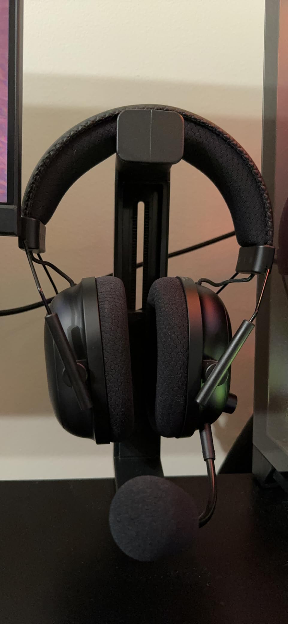 NEETTO HS906 Headphone Stand & Hanger 2 in 1, Above & Under Desk customer photo 1