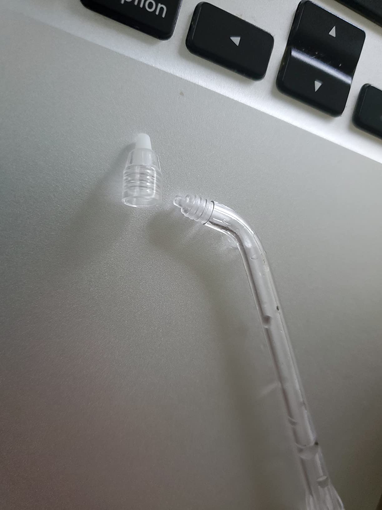 Water Flosser [ Mini Cordless Portable ] Oral Irrigator Water Teeth Cleaner Pick, Telescopic Water Tank, 3 Modes & IPX7 Waterproof, Home & Travel Water Floss for Teeth, Braces Bridges Care (White) customer photo 2