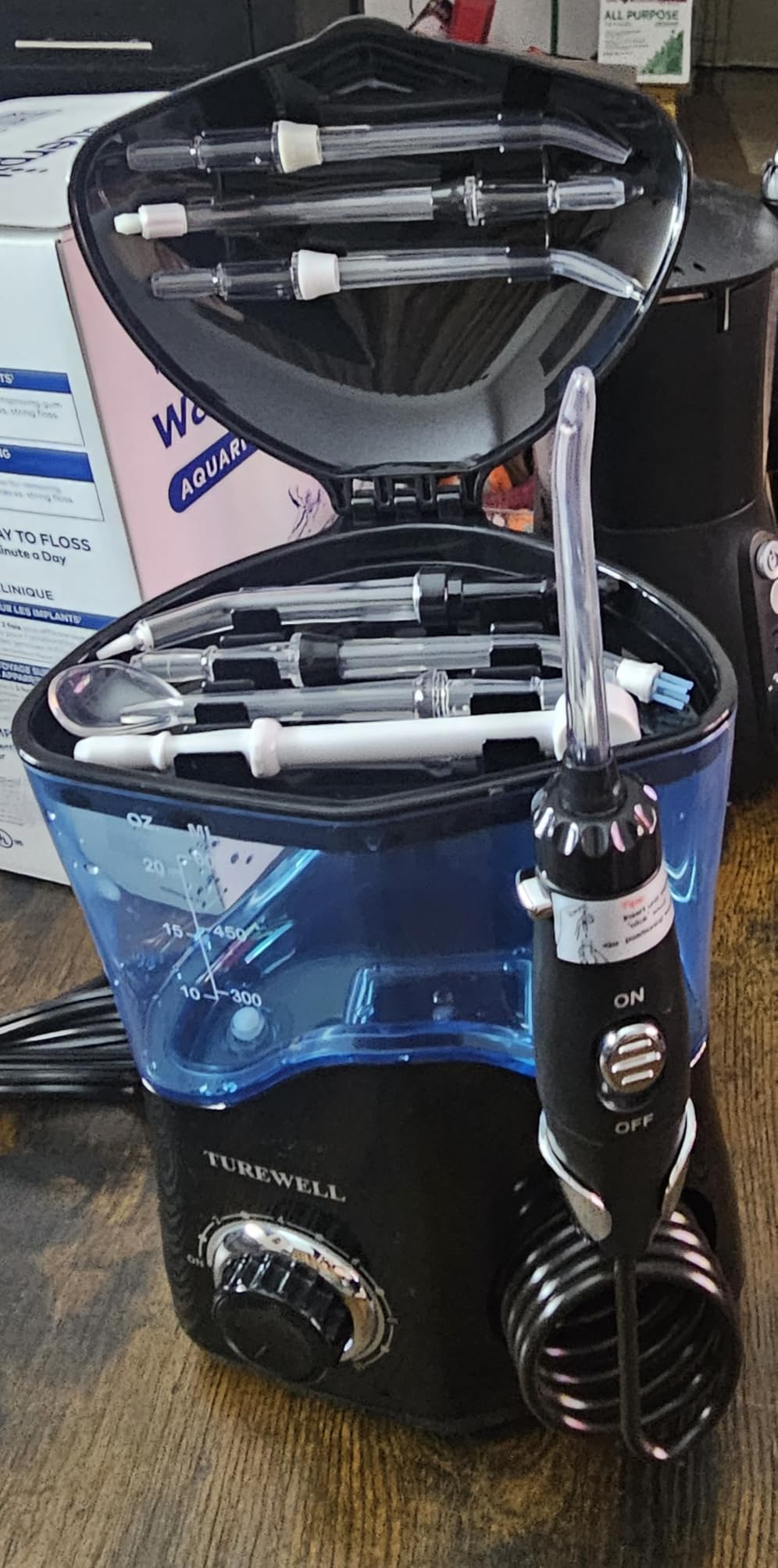 TUREWELL Water Dental Flosser for Teeth/Braces, Water Teeth Cleaner customer photo 2
