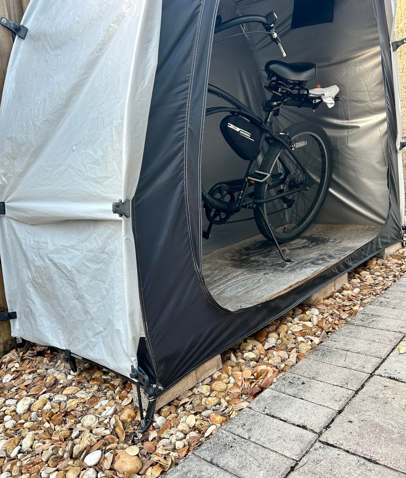 Bike Cover Storage Tent, Outdoor Portable Storage Tent customer photo 2