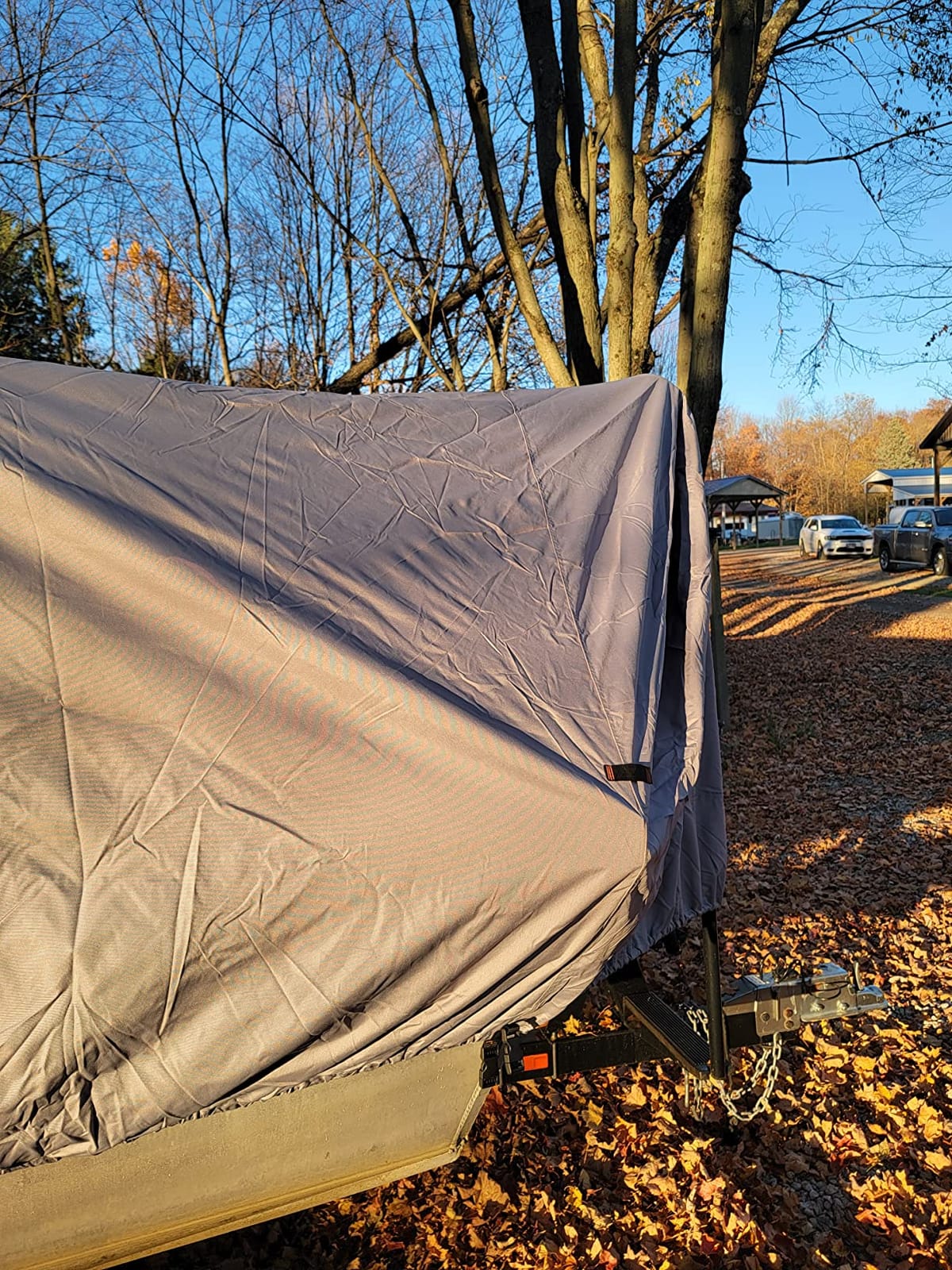 EliteShield Pontoon Boat Cover Waterproof 600D Fits 21-24ft, 102