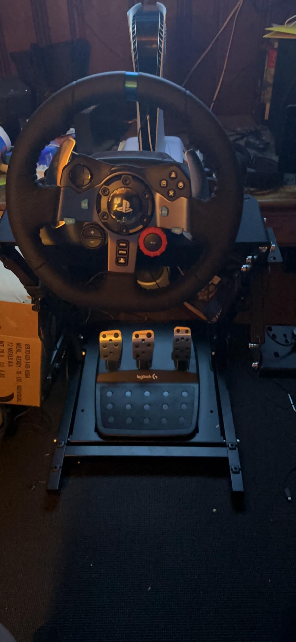 CXRCY Racing Wheel Stand, Adj Height & Foldable for G920 G29 G27 G25 customer photo 1