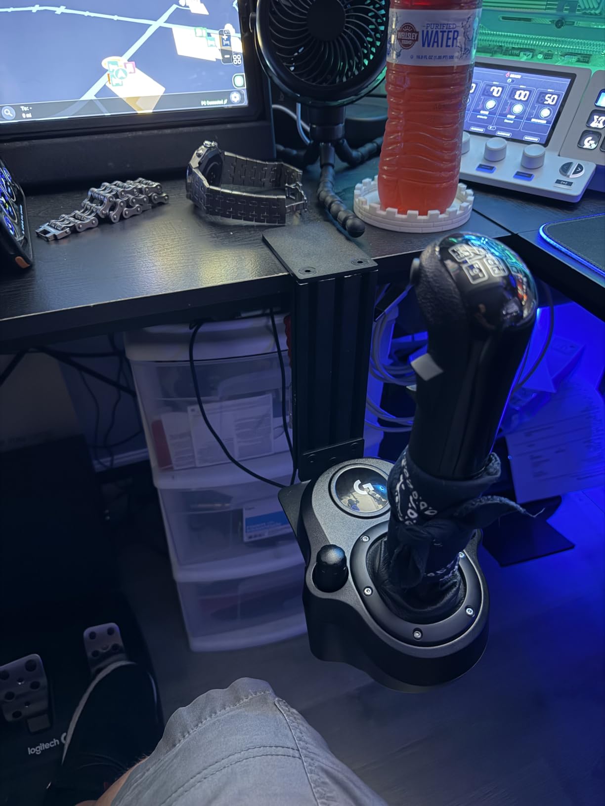 aikeec USB Truck Simulator Shifter for PC, ATS ETS2, G27 G29 G920 customer photo 2