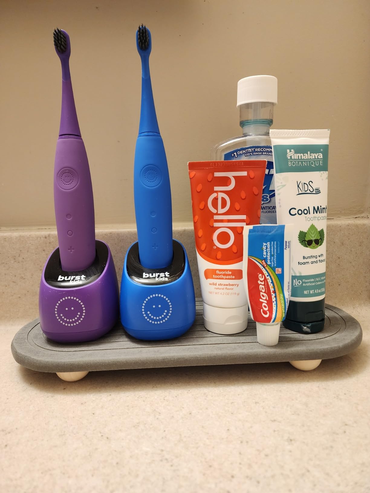 Burst Kids & Toddlers Electric Toothbrush (Pink) | Soft Bristles customer photo 1