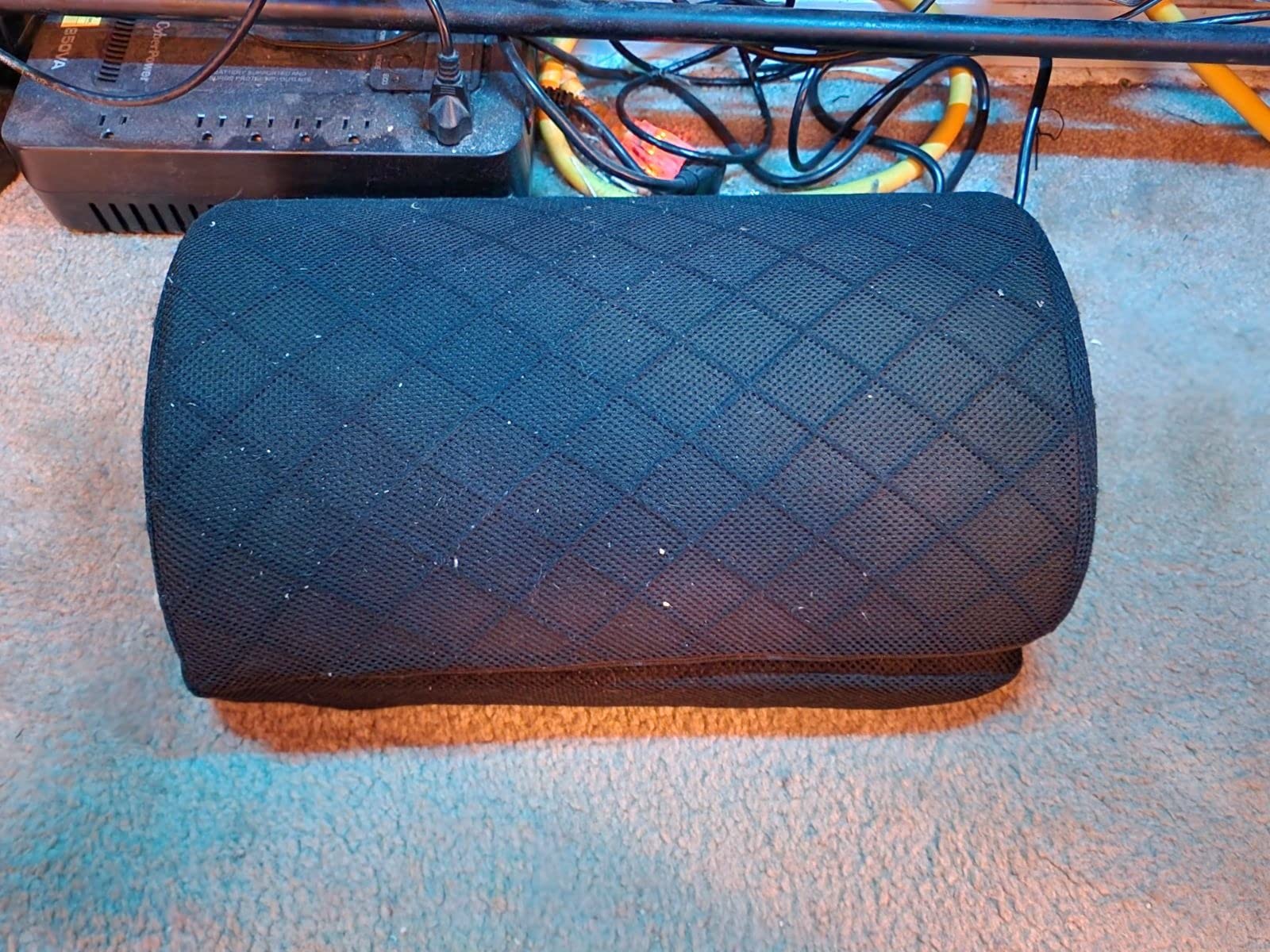 CushZone Foot Rest for Under Desk at Work, Grey customer photo 2