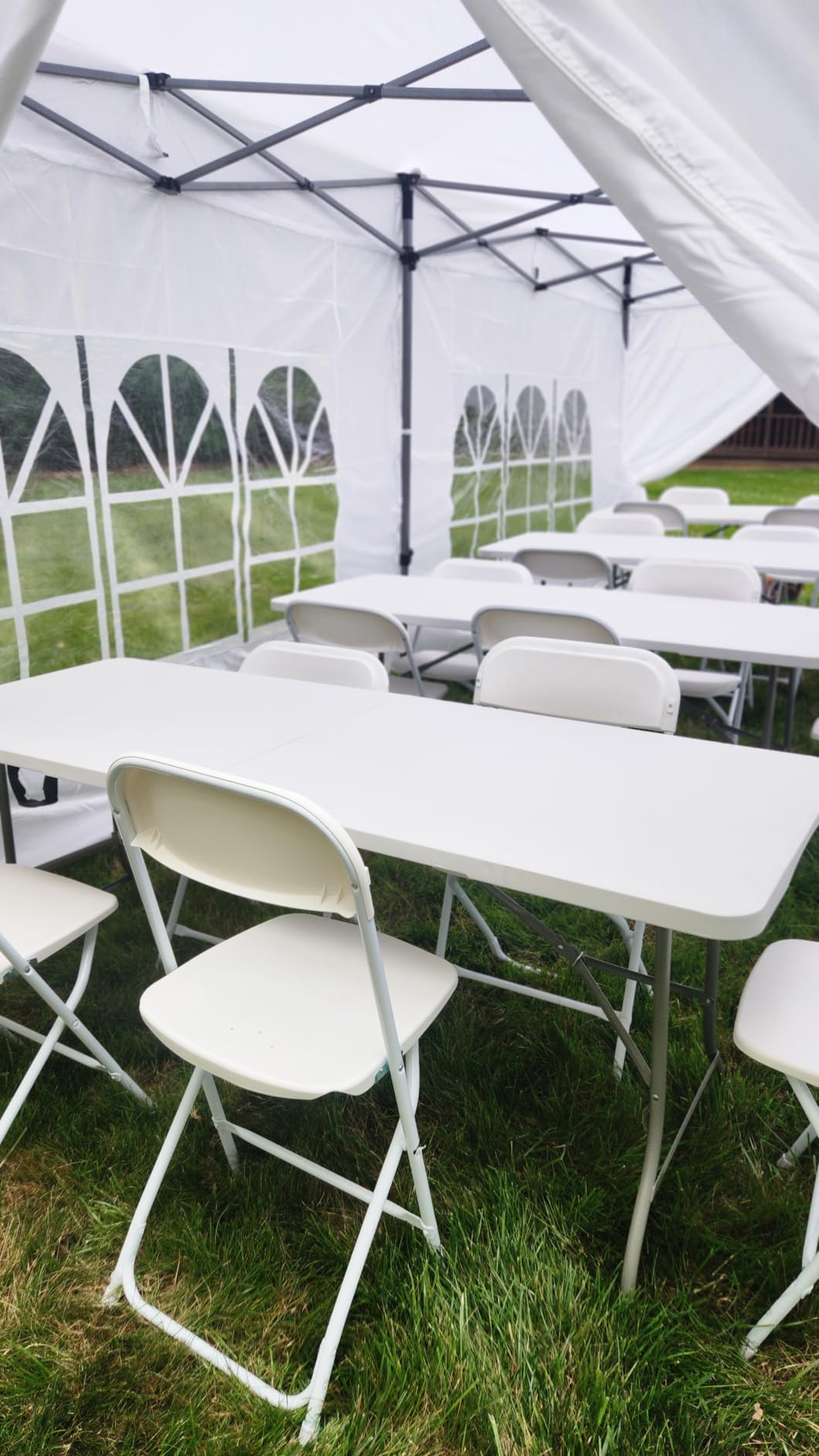 COBIZI 10x20 Heavy Duty Pop Up Canopy Tent with Sidewalls, Easy Up Canopy customer photo 1