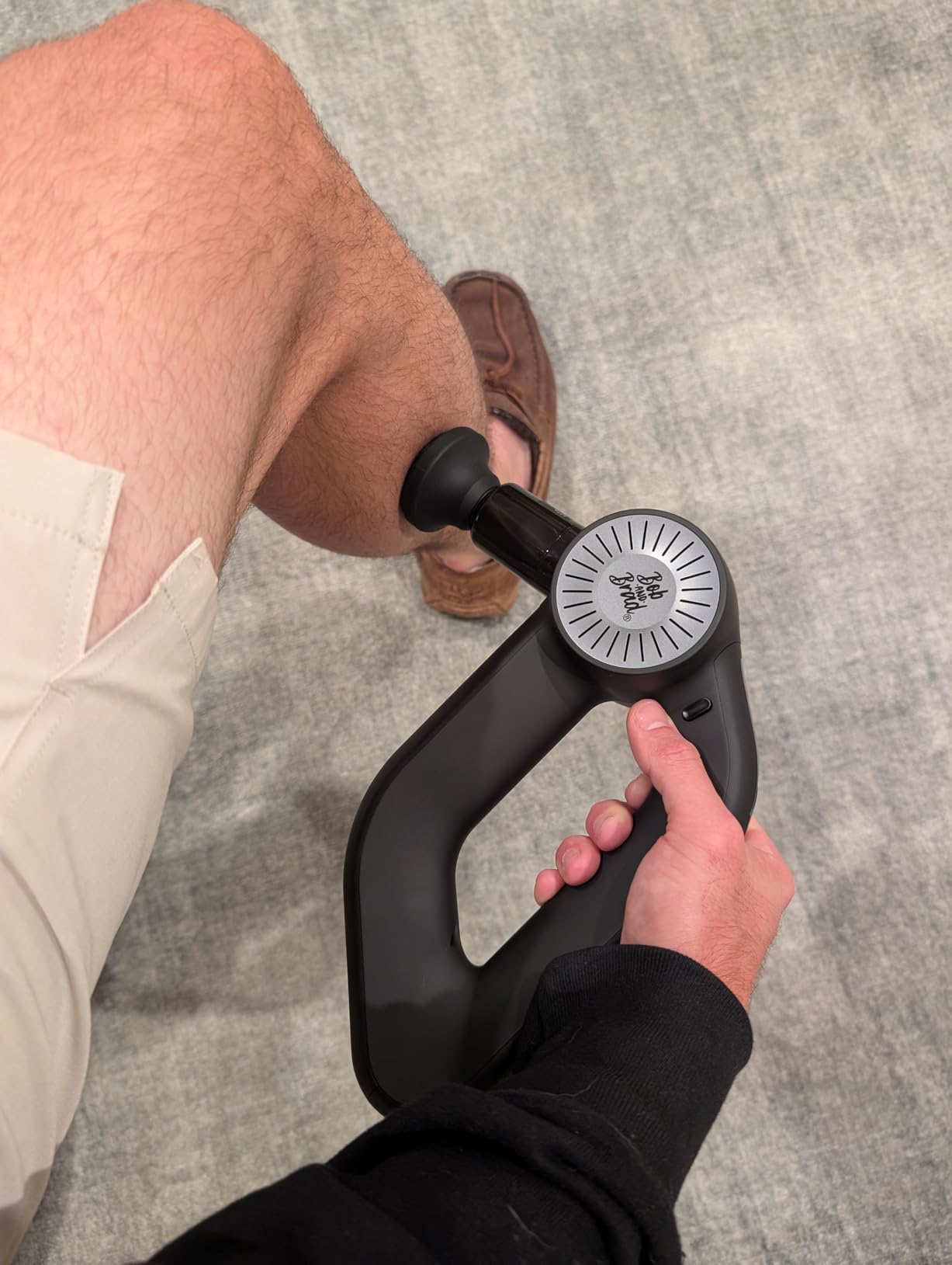 BOB AND BRAD D6 Pro Massage Gun Deep Tissue Percussion with 16mm Amplitude 85lbs Stall Force, FSA Eligible & HSA Approved Professional Muscle Massager for Athletes, Quiet Electric Back Massager customer photo 1