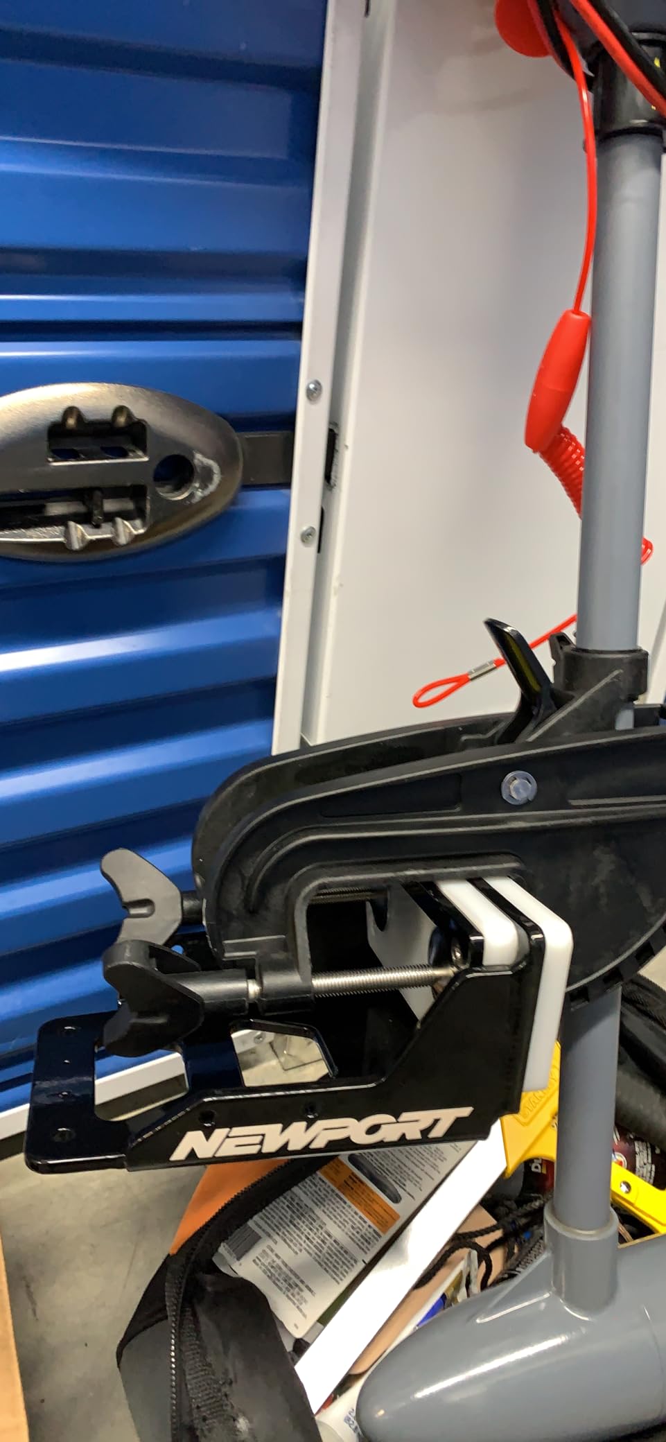 Newport Trolling Motor Transom Motor Mount - Kayaks - Freshwater and Saltwater - 1 Size, Gray customer photo 1