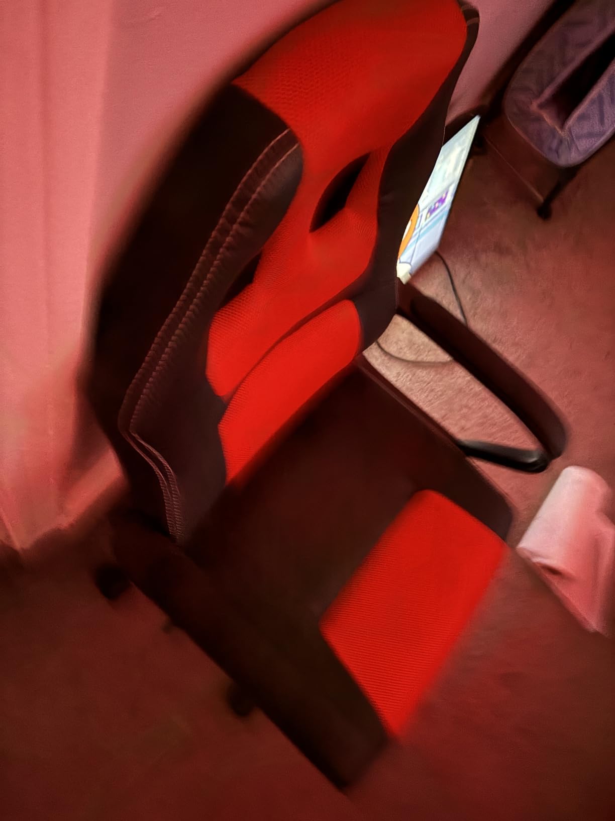 Gaming Chair PC Computer Chair Office Chair for Adult Teen Kids, Ergonomic PU Leather Gamer Chair with Lumbar Support High Back Adjustable Rolling Swivel Desk Chair, Blue customer photo 2