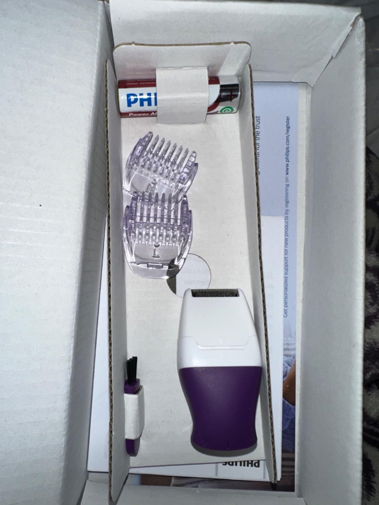 Philips Beauty Women's Bikini Trimmer and Precision Trimmer Special Edition Bundle, BRT387/90,Pink and White customer photo 1
