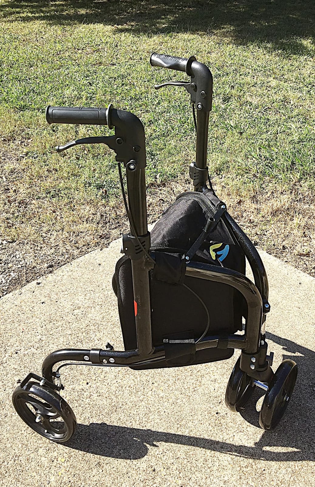 Helavo 3 Wheel Walker with Double Front Wheels, Narrow Walker for Seniors customer photo 1