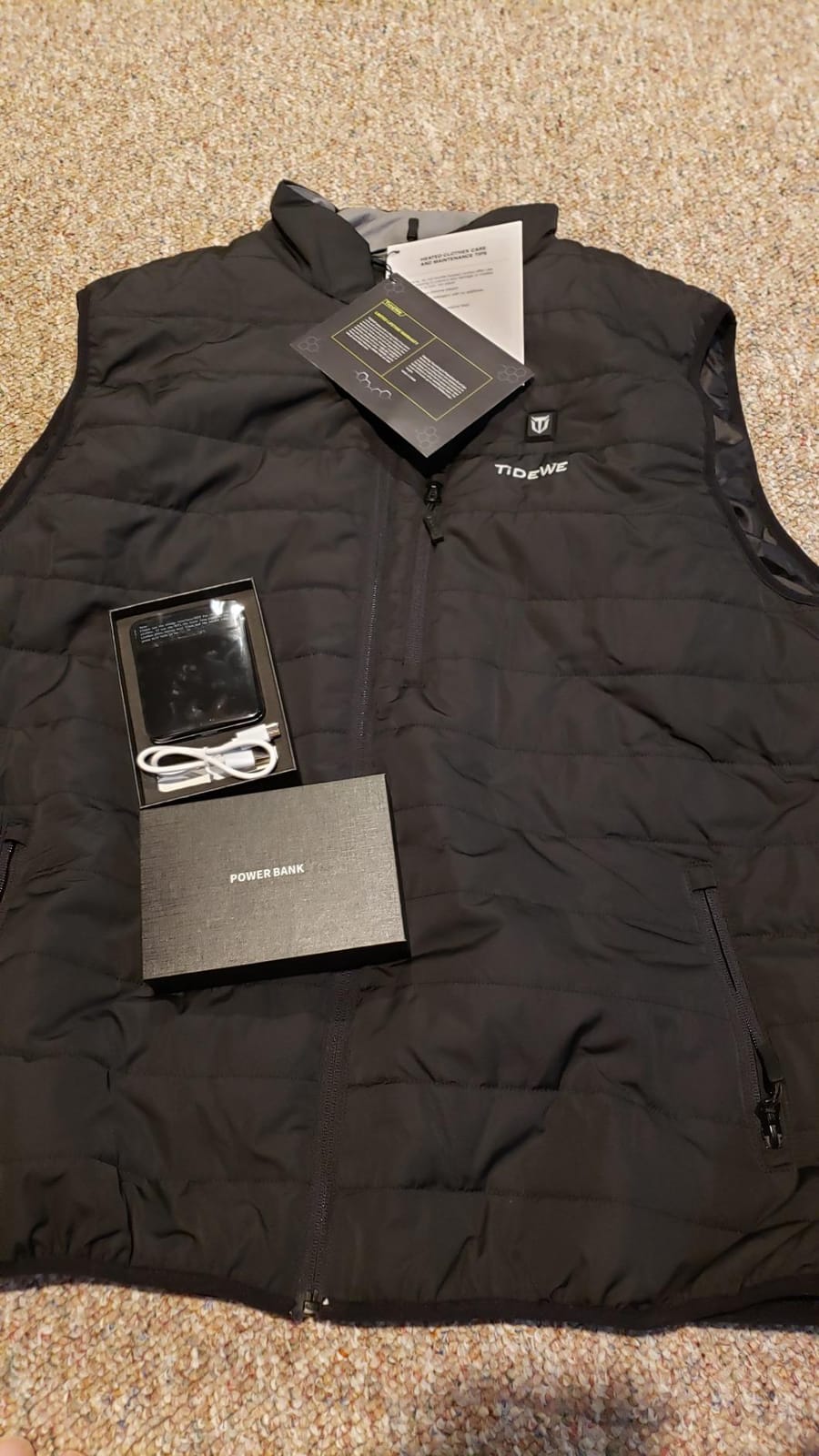 TIDEWE Heated Vest for Men with Battery Pack, Lightweight customer photo 2