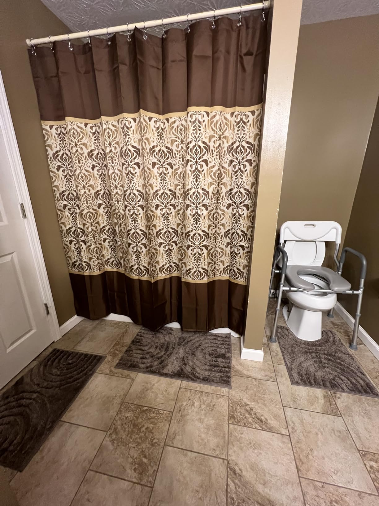 PELEGON Raised Toilet Seat with Handles (400lb) - Adjustable Height & Width Toilet Chair with Arms, Toilet Riser with Handles, Toilet Chair Over Toilet, Handicap Toilet Seat for Elderly (Teal) customer photo 2