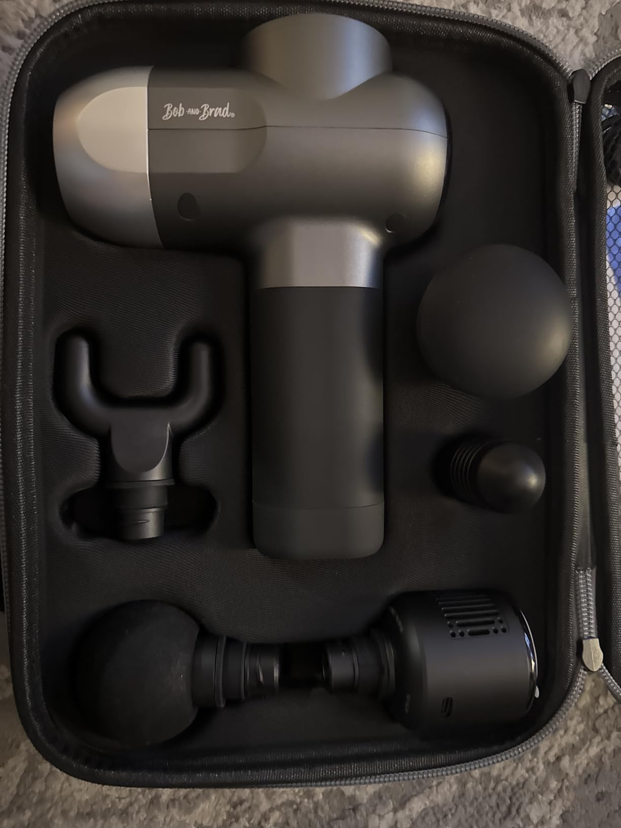 BOB AND BRAD C2 Pro Massage Gun with Heat and Cold Therapy, FSA Eligible & HSA Approved, PT-Developed Deep Tissue Back Massager for Athletes, Men & Women — Birthday & Holiday Gifts customer photo 2