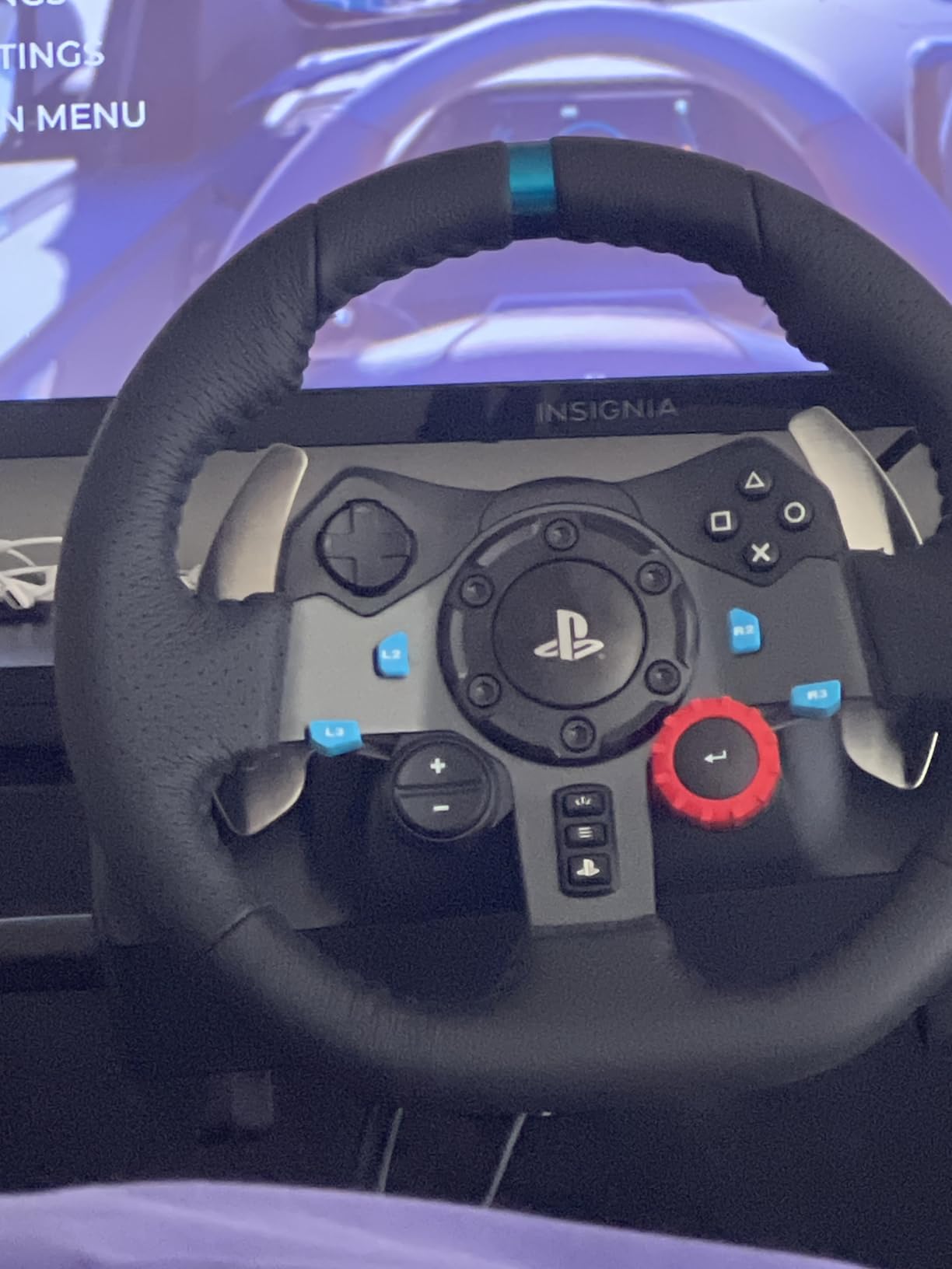 RACGTING Foldable Racing Wheel Stand for Logitech, PS5, PS4, Xbox & PC customer photo 1