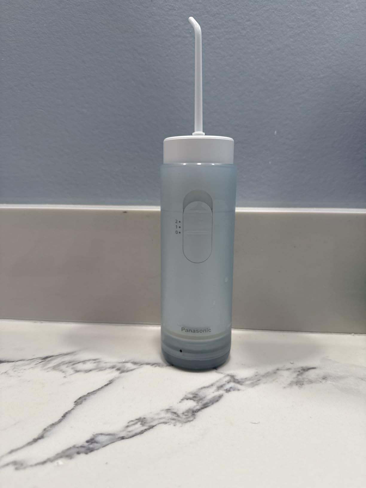 Panasonic Water Flosser for Travel, Cordless Portable Oral Irrigator with Two Water Pressure Settings, Collapsible Water Tank - EW-DJ11​-A customer photo 1