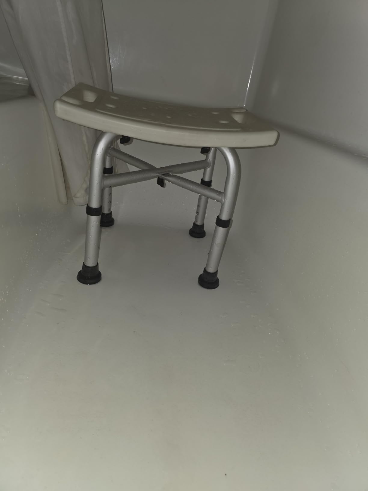 Hiqufet Medical Shower Chair for Inside Shower, Heavy Duty Shower Stool customer photo 1