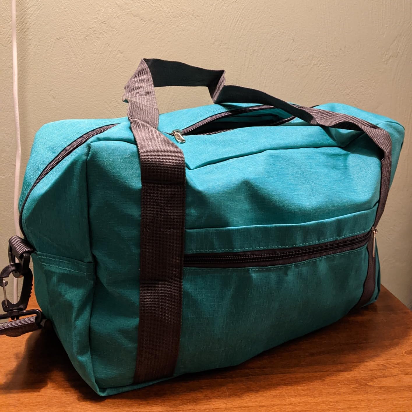 For Spirit Airlines Personal Item Bag 18x14x8 in Underseat Carry-on Luggage foldable Travel Duffle Bag for Airplanes (30L, Navy) customer photo 2