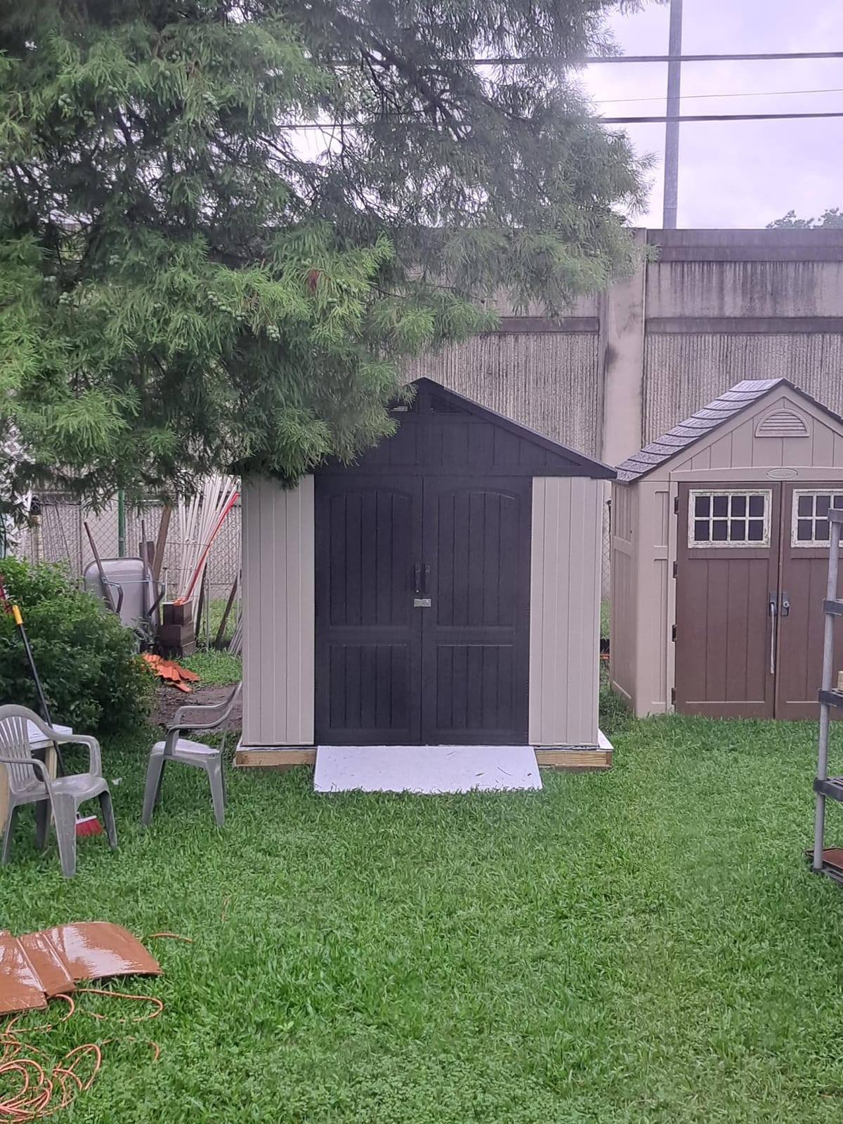 Patiowell 8x6 FT Resin Outdoor Storage Shed with Floor, Beige customer photo 1