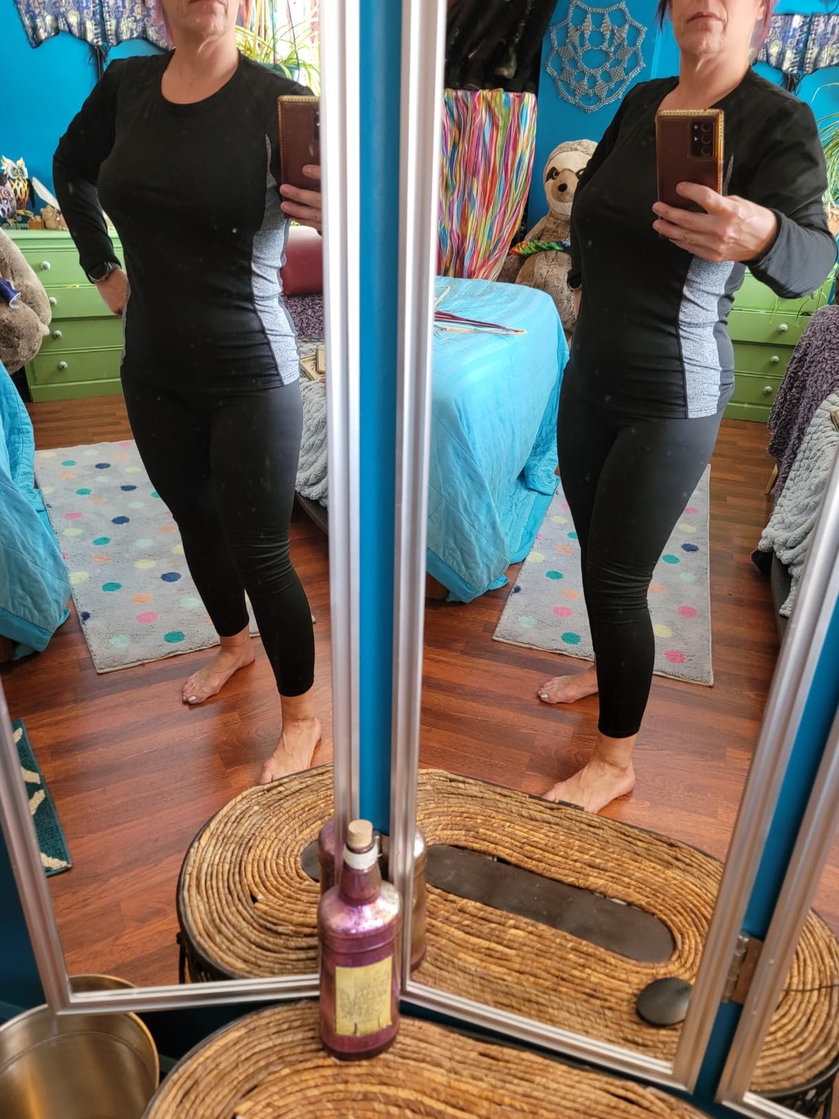 Roadbox Thermal Underwear Sets for Women, Long Johns Fleece Lined Top & Bottom, Warm Skiing Base Layer Cold Weather Winter customer photo 1