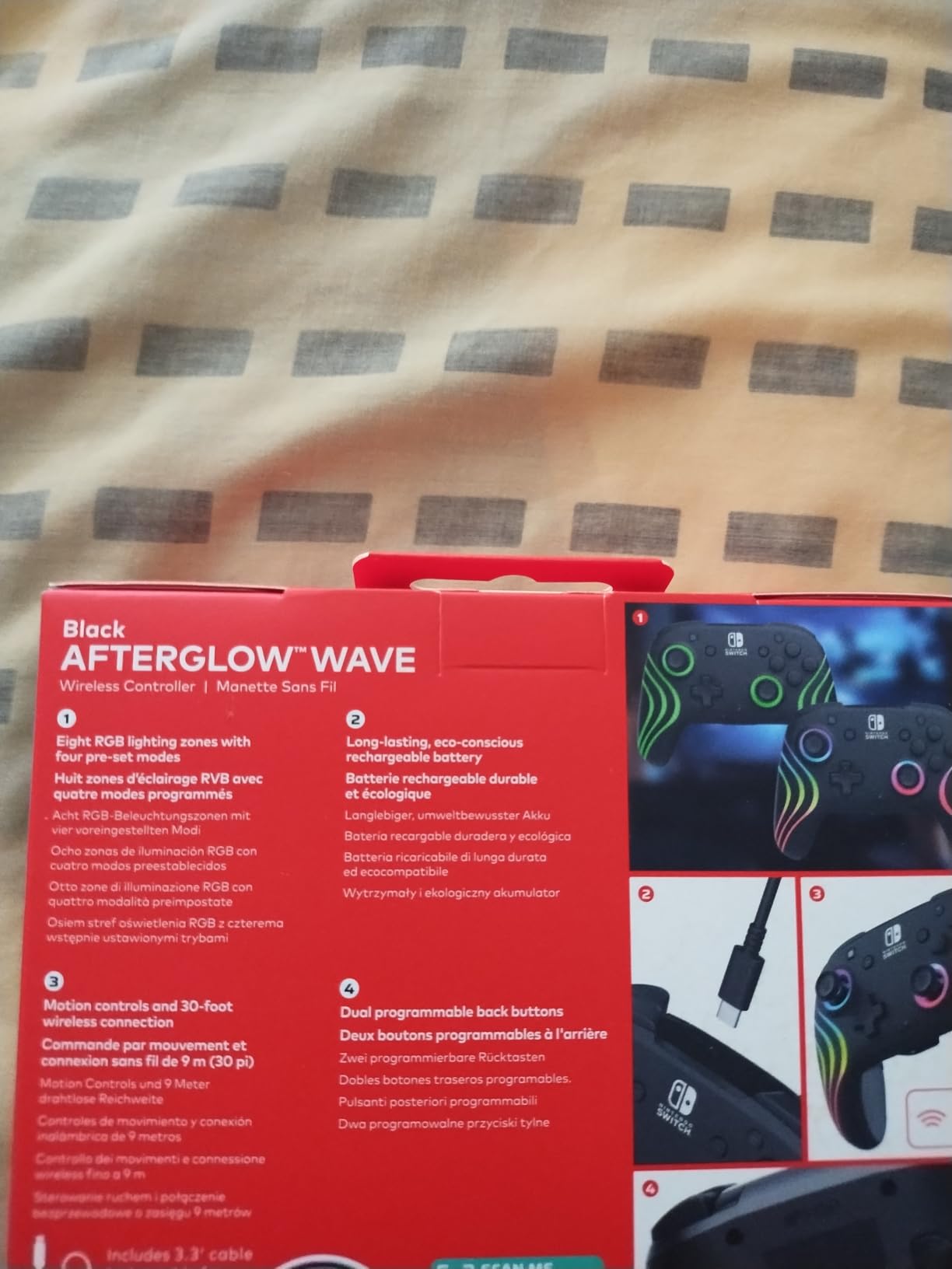 PDP Afterglow Wave Wireless RGB Gaming Controller for Nintendo Switch 2 customer photo 2