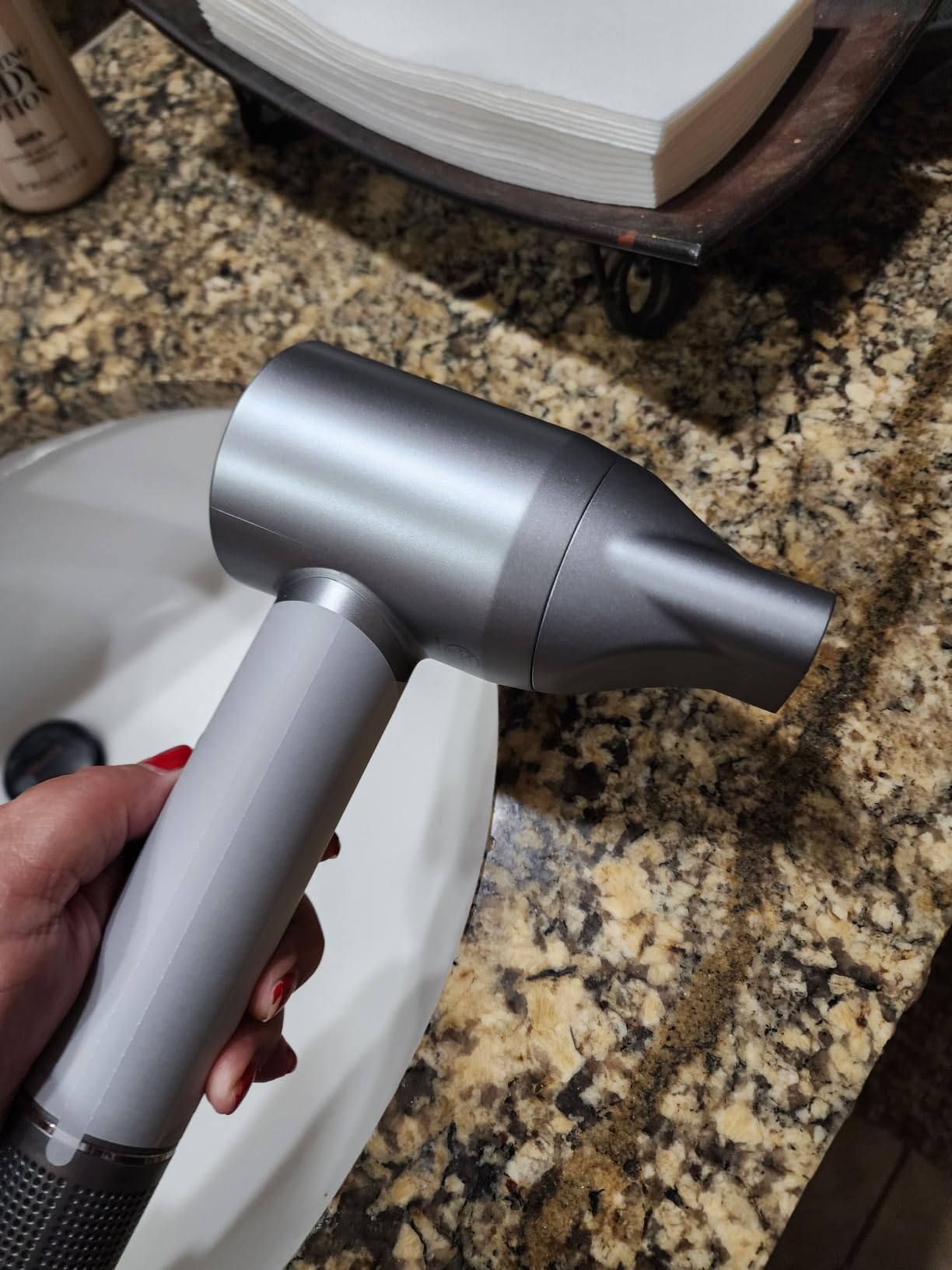 Hair Dryer 160000 RPM Ionic, 500M Negative Ions, Lightweight for Travel customer photo 2