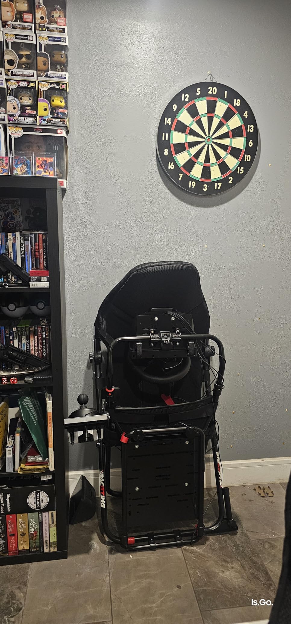 RACGTING Foldable & Adjustable Racing Simulator Cockpit with Racing Seat customer photo 1