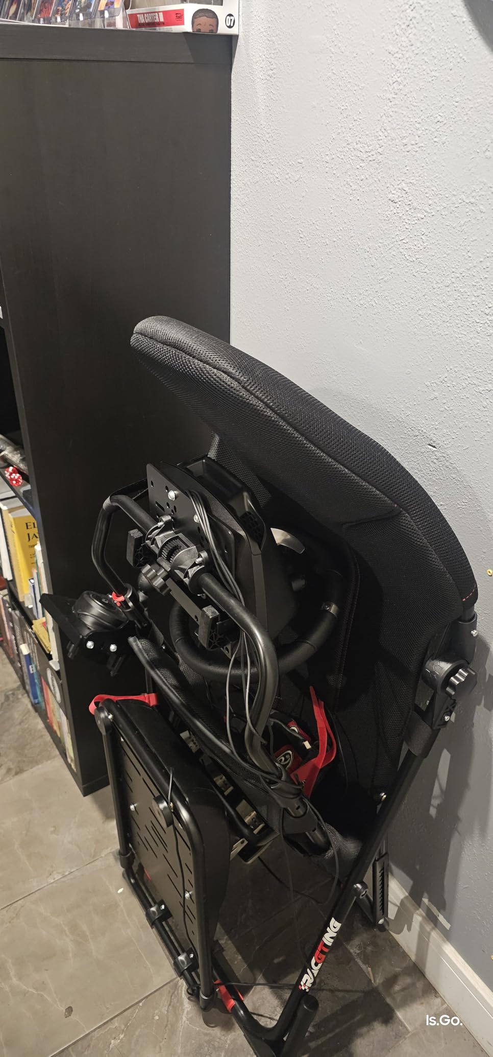 RACGTING Foldable & Adjustable Racing Simulator Cockpit with Racing Seat customer photo 2