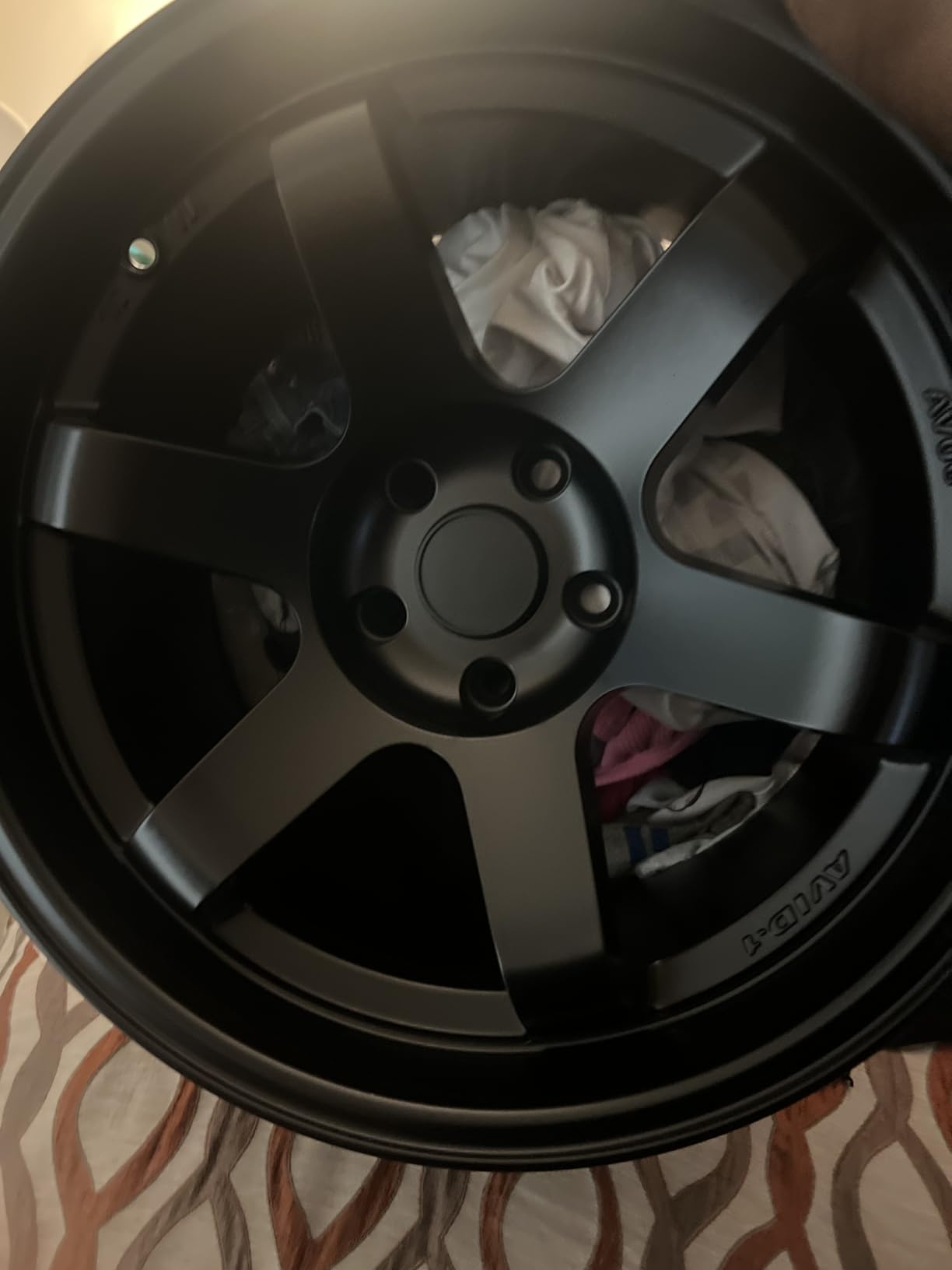 AVID.1 AV-06 Gloss Black 18x8.5 Custom Wheel – Fits 5x112 Bolt Pattern with +35 Offset – Lightweight Performance Alloy Wheel – Aggressive Street Style & Track-Ready Car Accessories customer photo 1
