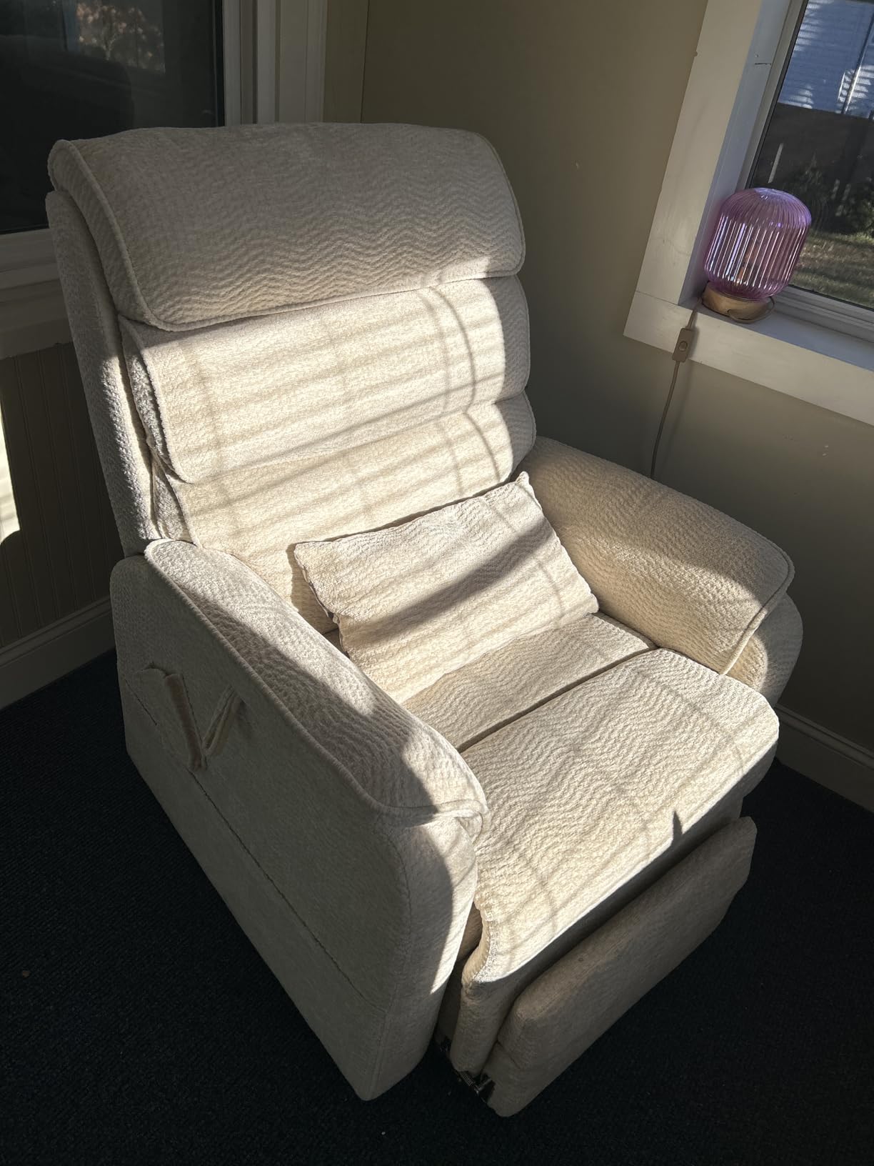 DYNOX Dual Motor Power Lift Recliner, 180° Lay Flat, 9188, Beige customer photo 2