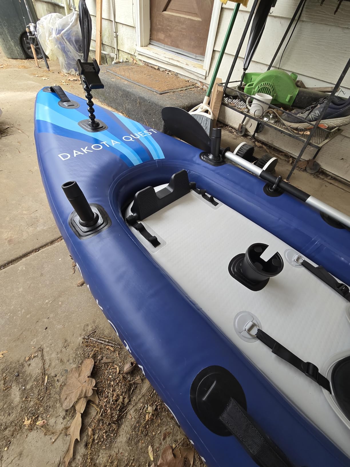 INTEX Dakota Quest Sit-On-Top Inflatable Kayak Set with Paddle & Pump customer photo 2