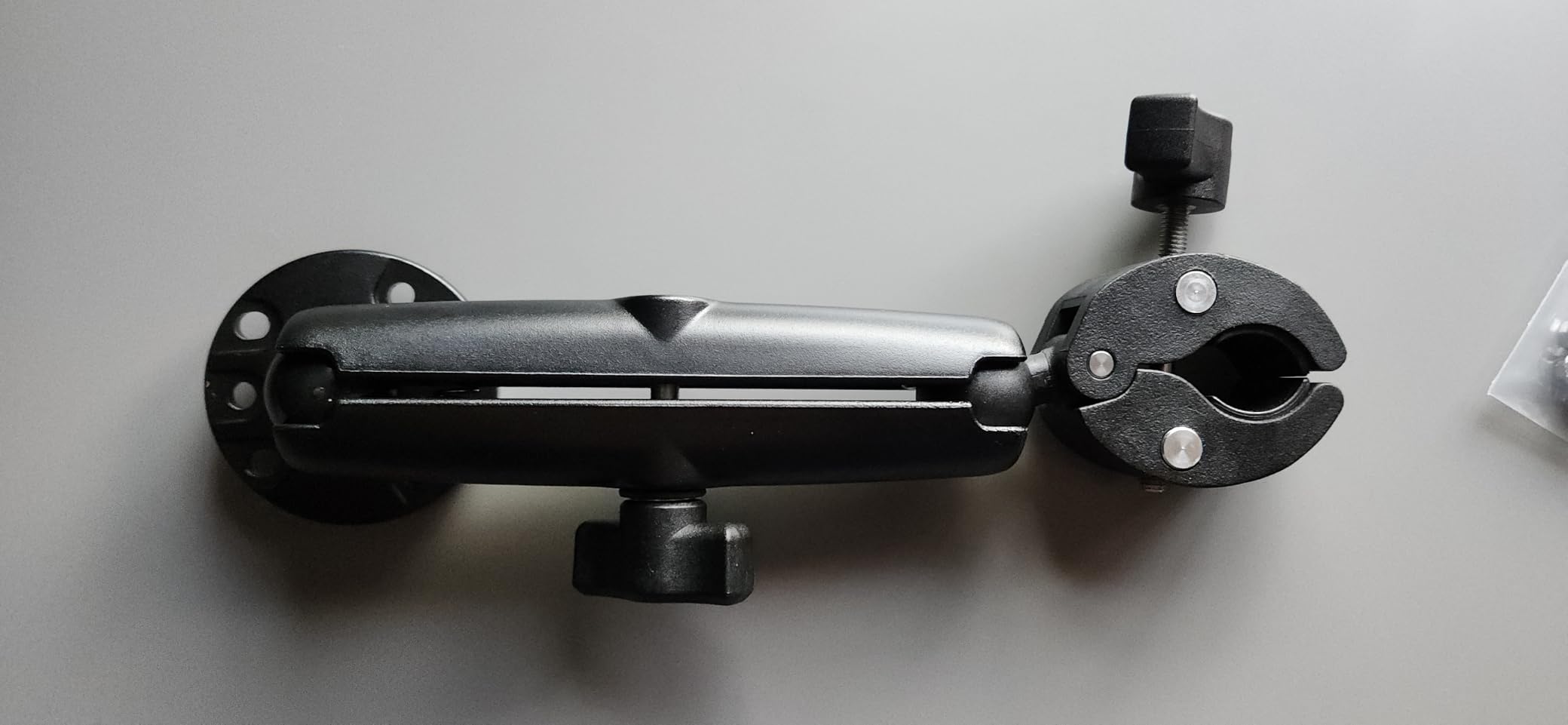 Trolling Motor Stabilizer Mount Support for Minn kota Terrova/Riptide Terrova/Ulterra/PowerDrive, 360° Adjustable Anti-Vibration Trolling Motor Shaft Clamp Mount customer photo 1