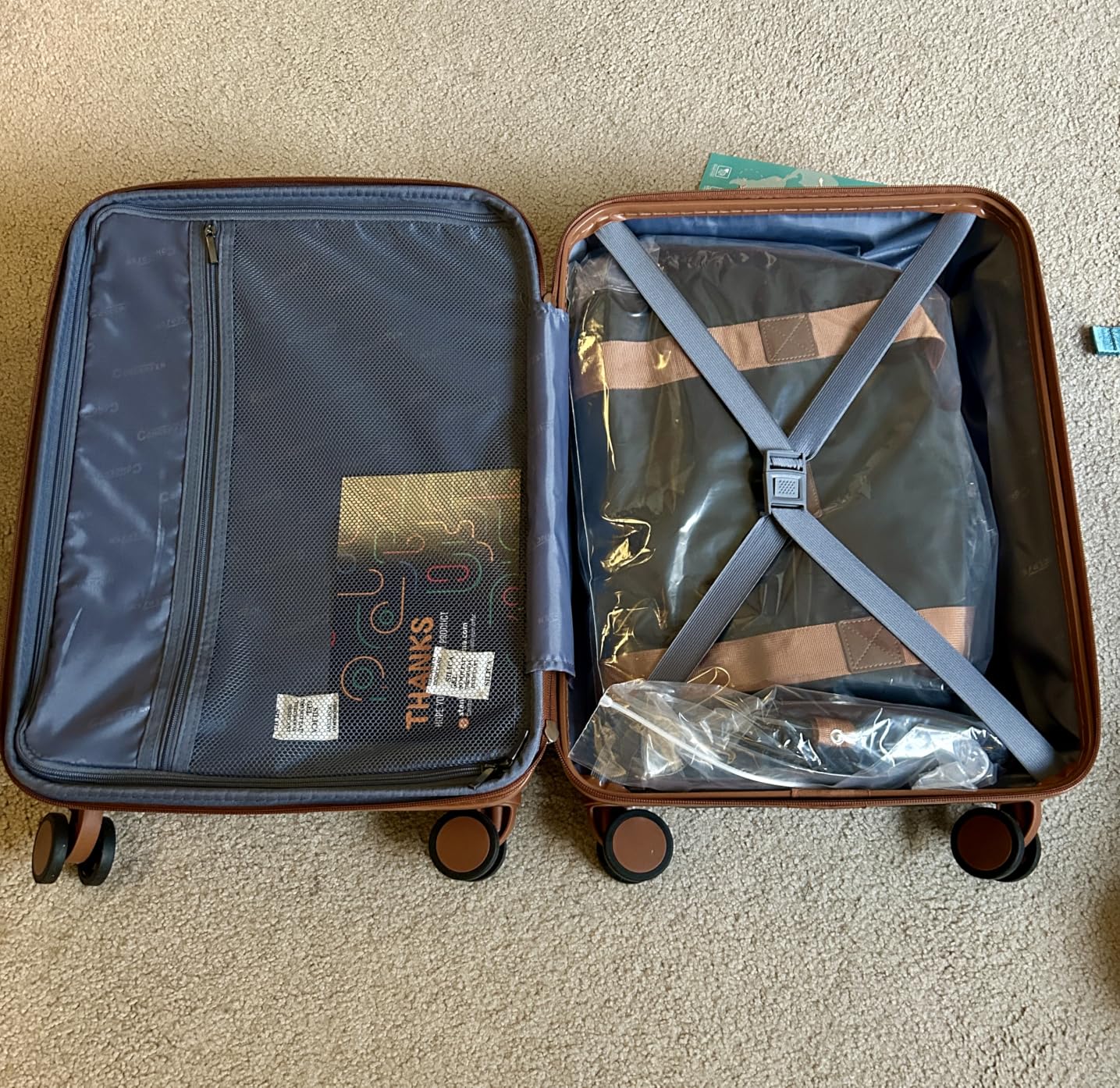 CONCEPTEN Expandable Luggage Sets 5 Piece Suitcases with Spinner Wheels customer photo 1