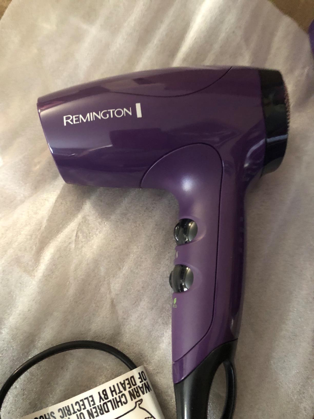 Remington Ionic Compact Hair Dryer, 1875W, Portable Anti-Frizz Dryer customer photo 1
