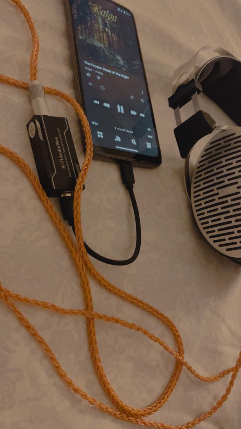 FiiO JT3 Over-Ear Open-Back Headphones, 50mm Dynamic Driver, PEK+PU Composite Diaphragm, Detachable 3.5mm Cable with Mic for Music & Gaming (Black) customer photo 2