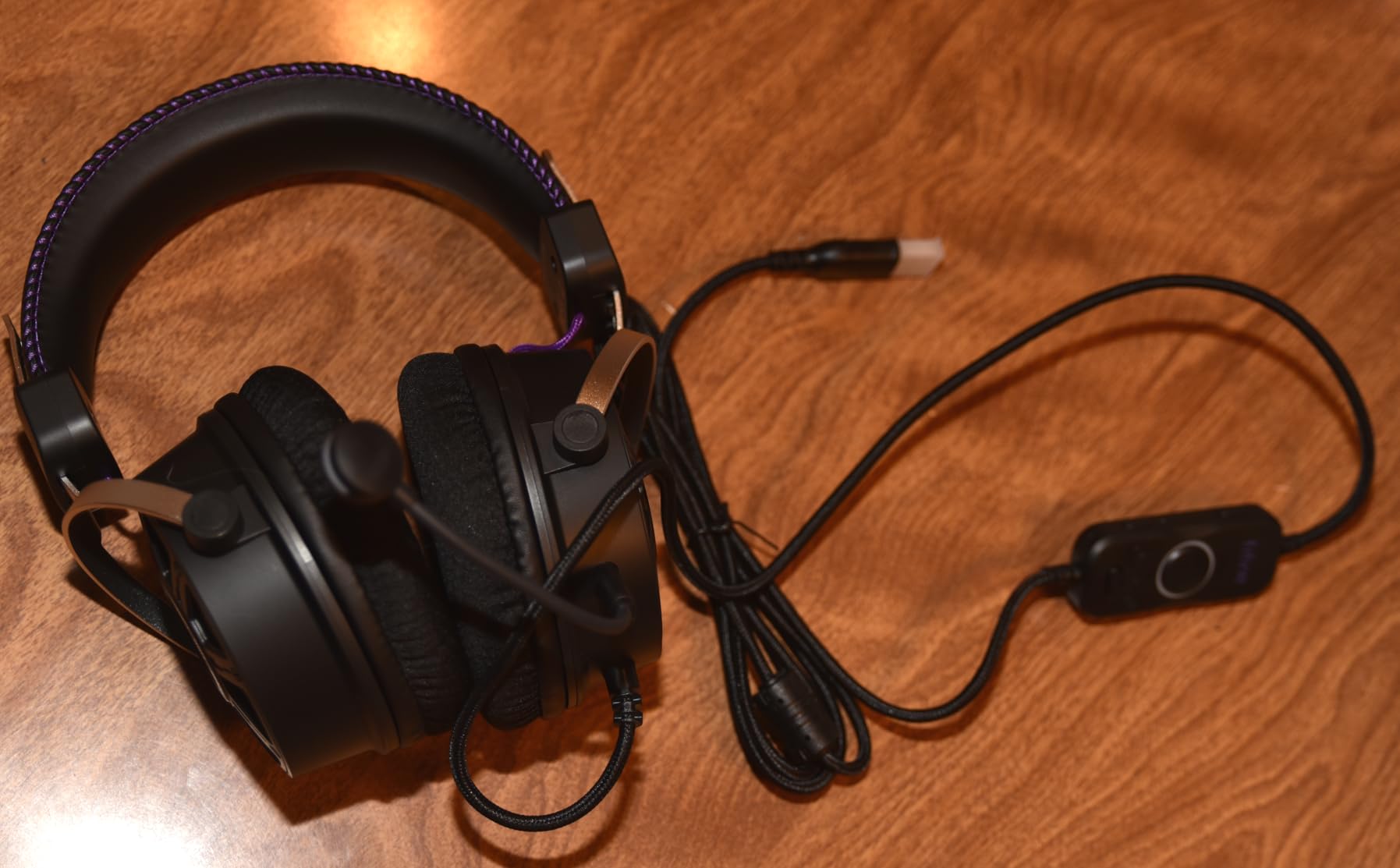 FIFINE Wired USB Gaming Headset with Open Back Design, Breathable Mesh Fabric, 7.1 Surround Sound, Vibrant RGB, in-line Control Box, Over-Ear Headphone with Mic for PC, PS5/PS4, Laptop, Mac - H19BP customer photo 2