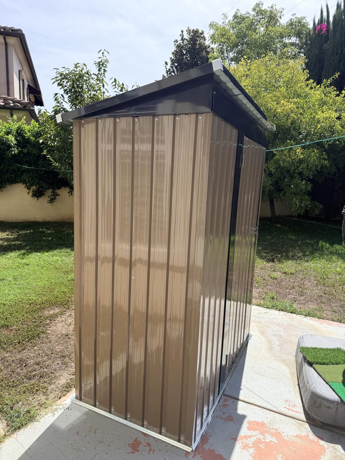 Patiowell 8x6 FT Outdoor Storage Shed with Floor Frame, Metal Garden Sheds customer photo 2