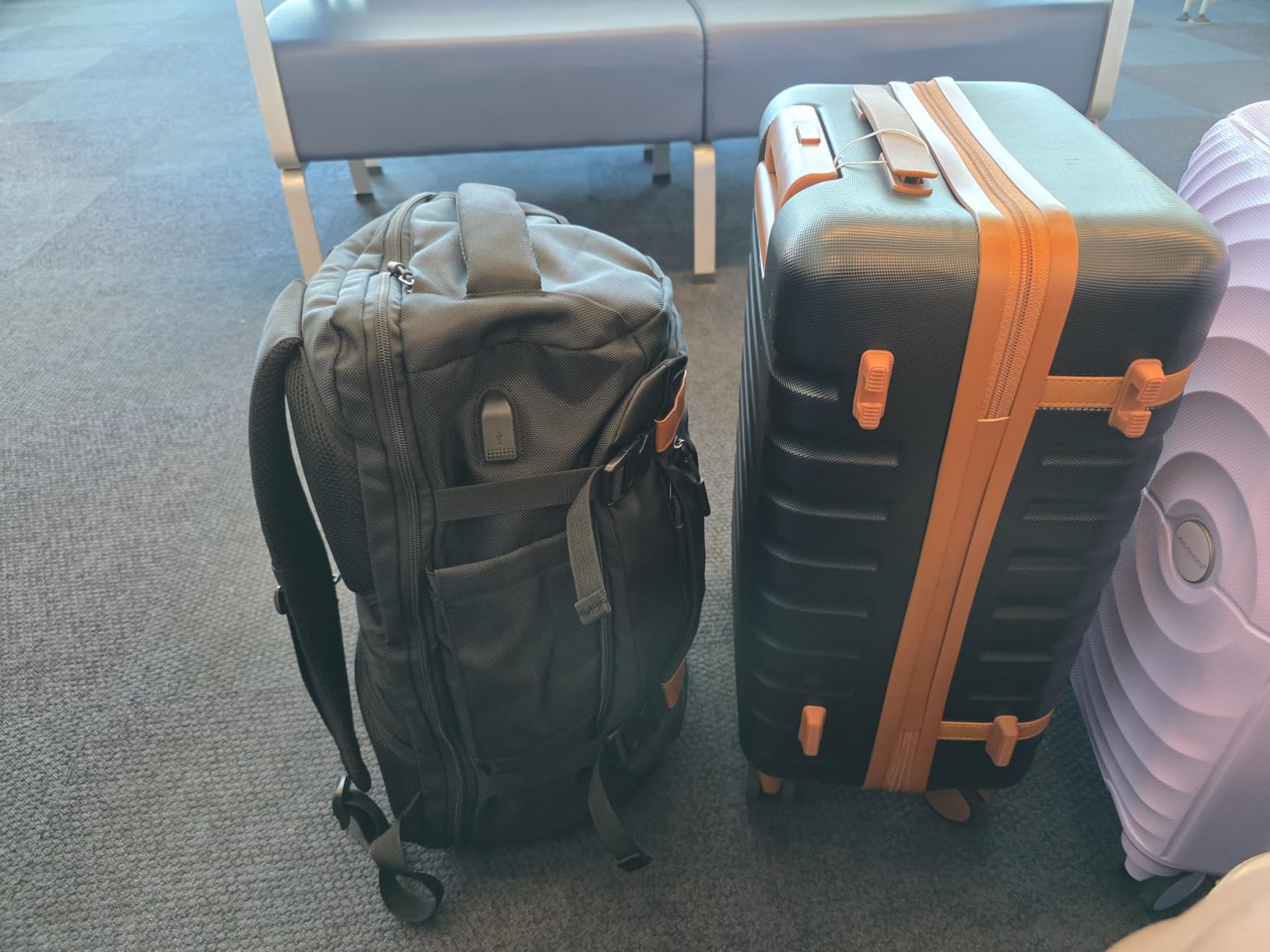 5 Piece Carry On 28/24/20 Inch Luggage Set With Travel Backpack customer photo 2