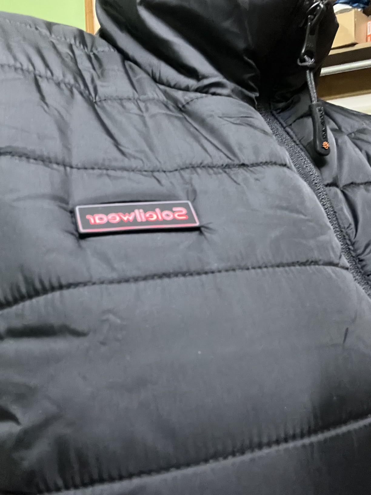 Soleilwear Men's Heated Vest with Battery, Lightweight Heated Vest for Men customer photo 1