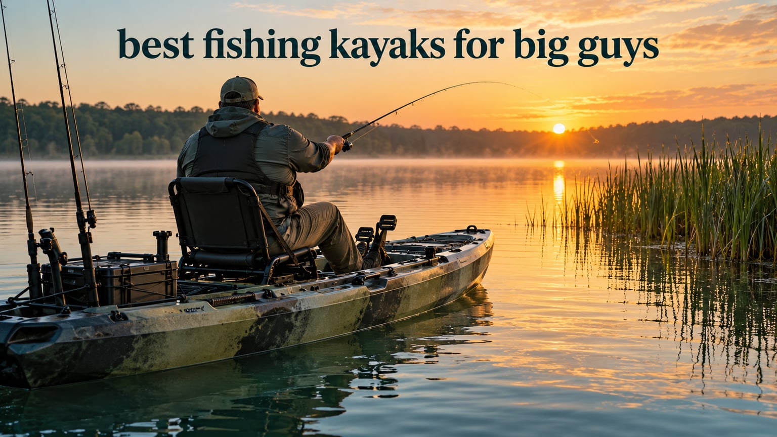 best fishing kayaks for big guys