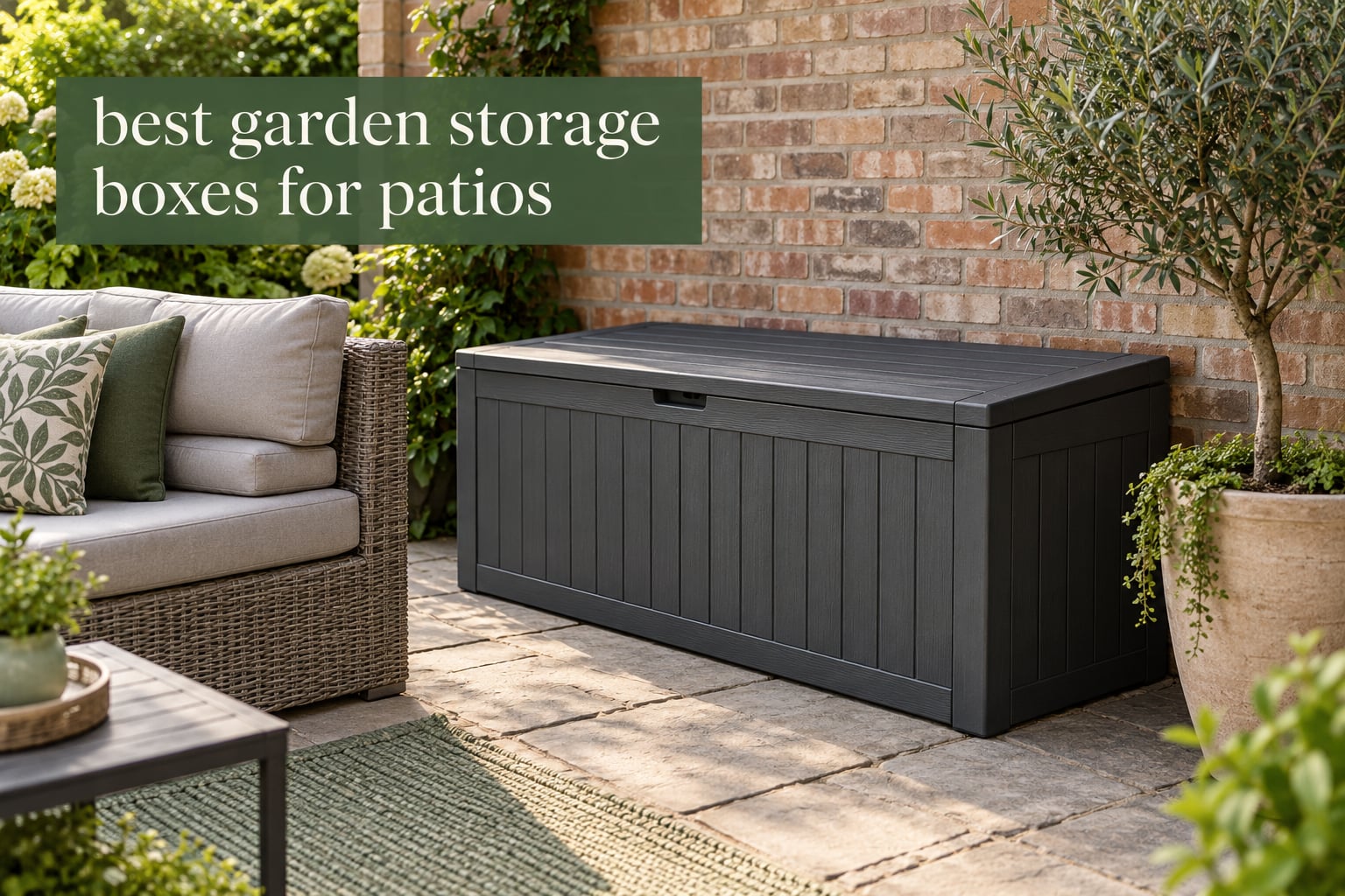 best garden storage boxes for patios