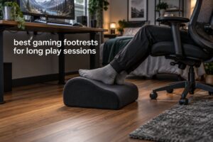 best gaming footrests for long play sessions