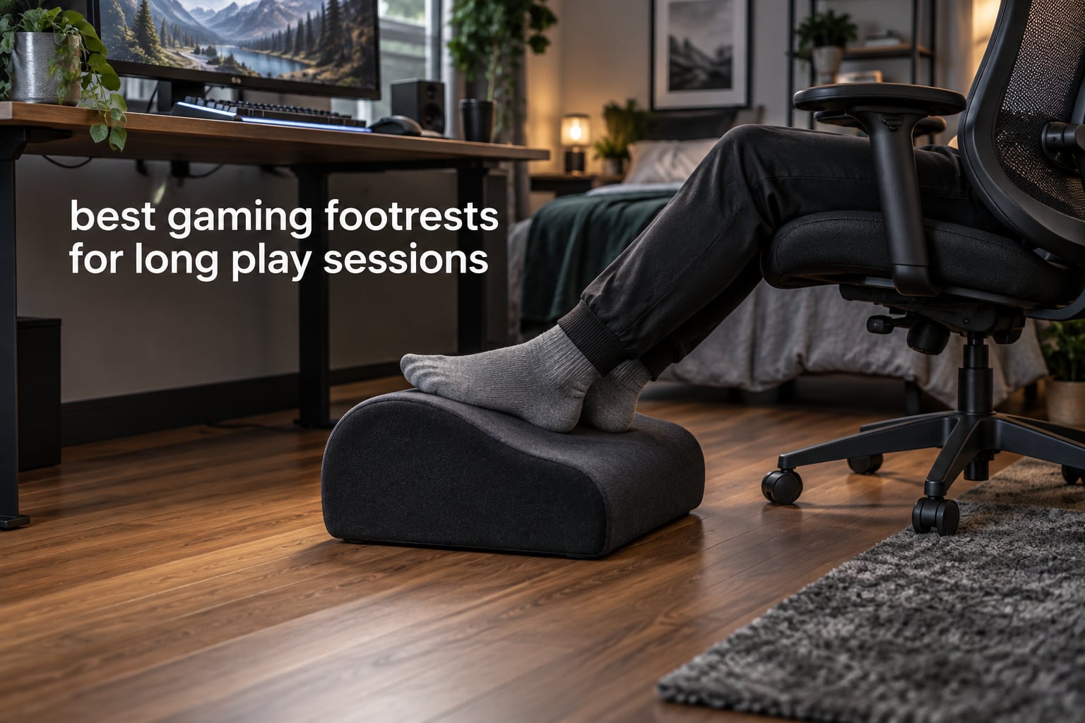 best gaming footrests for long play sessions